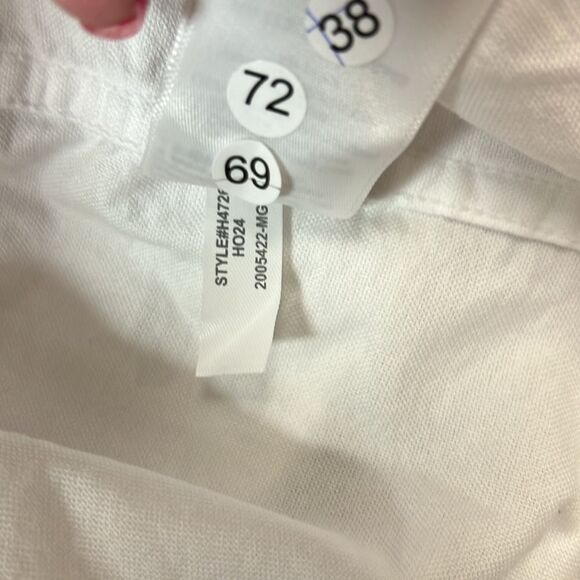 J. Crew Factory H4726 White slim flex oxfort NWT size medium - Picture 8 of 8